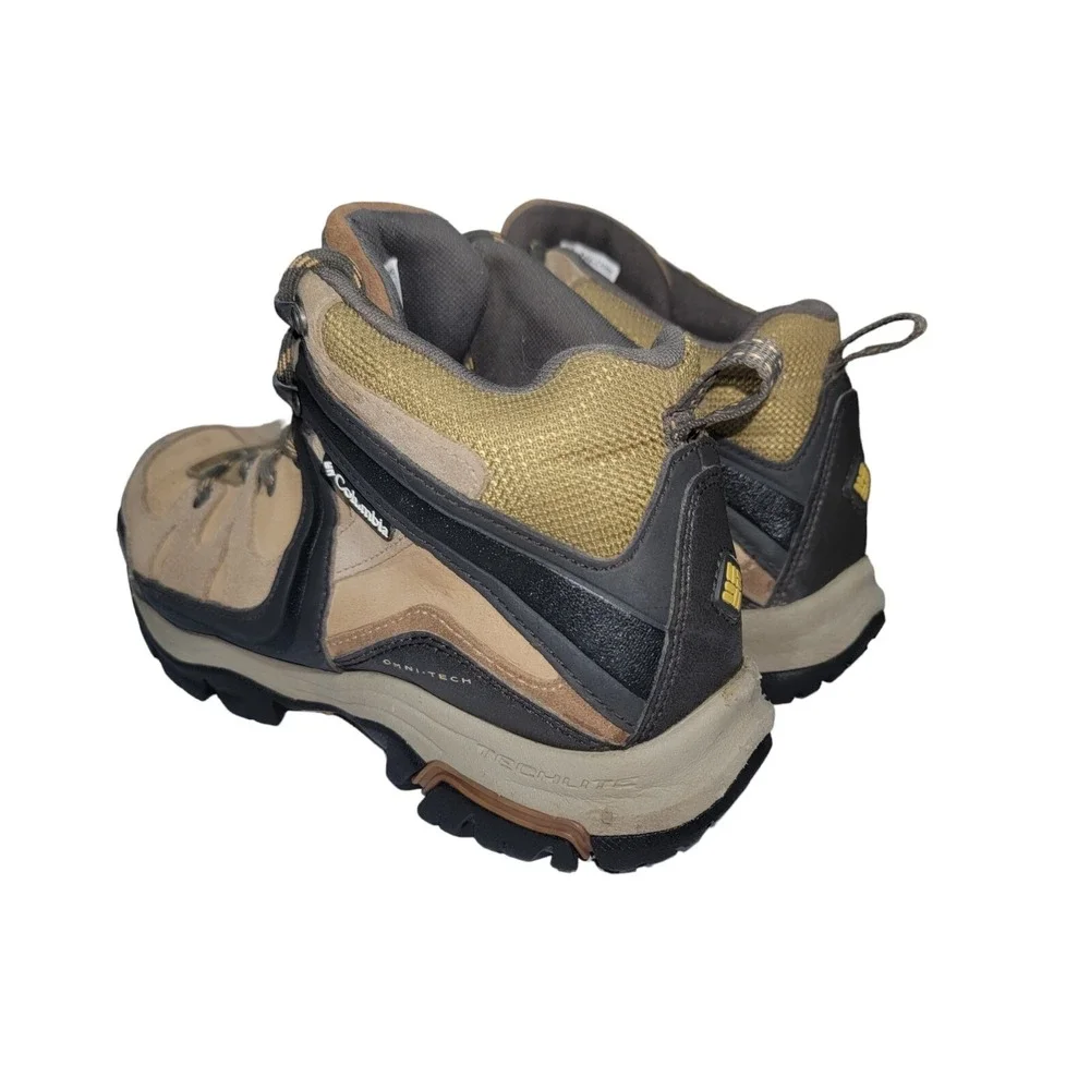 Columbia‎ Women's Shastalavista Mid Omni-Tech Brown Leather Hiking Boots Sz 8